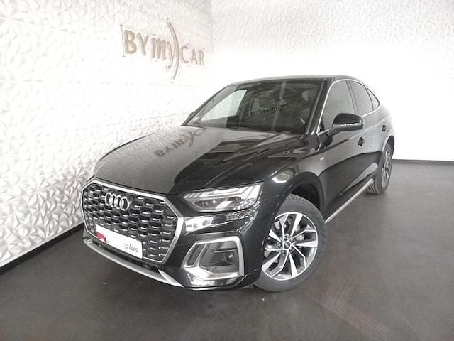 Noir mythe métallisé Utilisé 2022 Audi Q5 Sportback S-Line SUV | 42 631 € (Bon prix) - Image 1/4