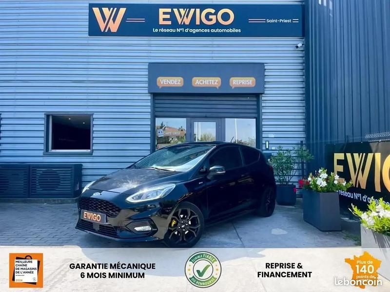 Noir Utilisé 2018 Ford Fiesta ST-Line Citadine | 9 990 € (Prix juste) - Image 1/4