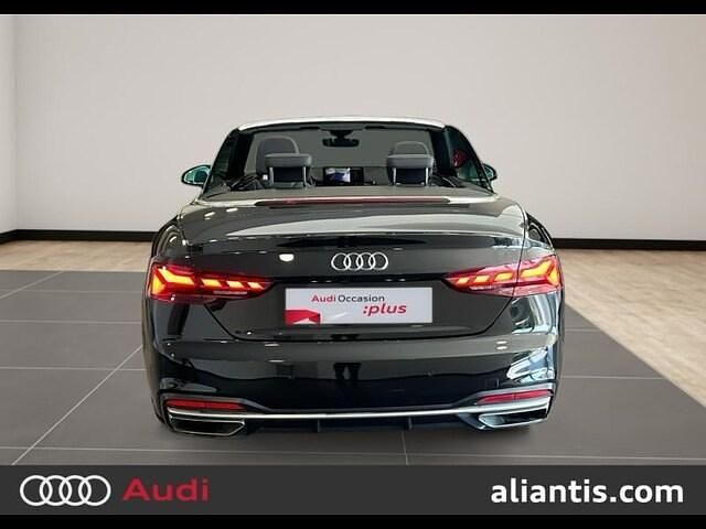 Occasion Audi A5 Cabriolet Advanced 190 ch (139 kW) 2020 Noir mythe métallisé Cabriolet