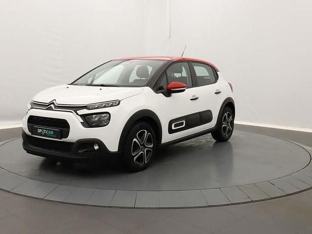 Blanc Utilisé 2022 Citroën C3 PureTech Citadine | 11 450 € (Prix juste) - Image 1/4