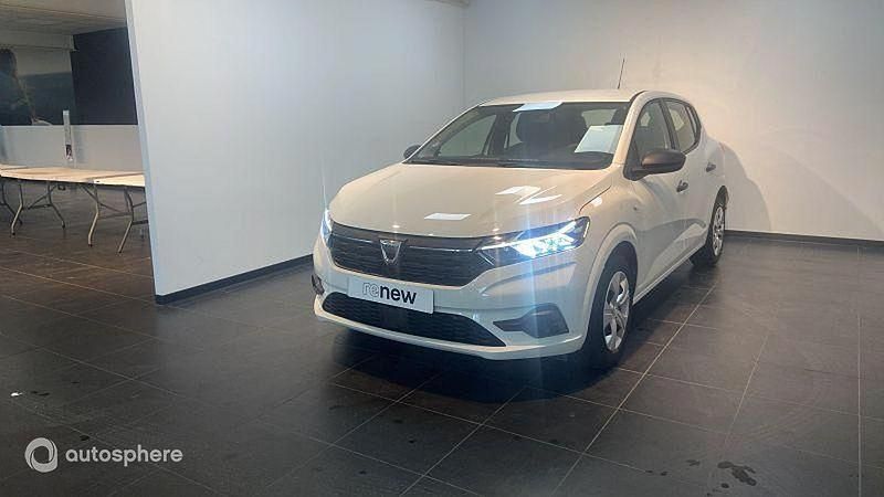 Blanc Utilisé 2022 Dacia Sandero Essentiel Citadine | 12 799 € (Bon prix) - Image 1/4