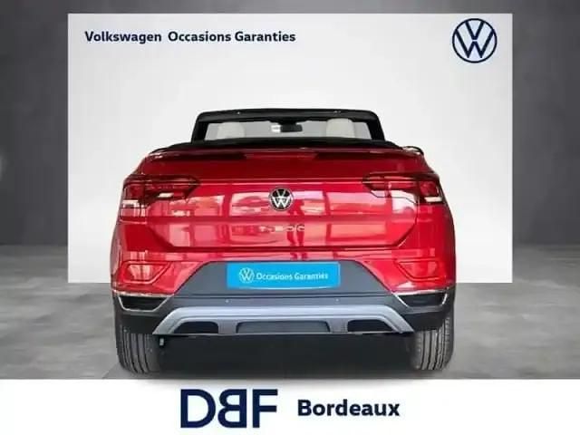 Nouvelle VW T-Roc Cabriolet Style 150 ch (110 kW) 2025 Rouge Cabriolet