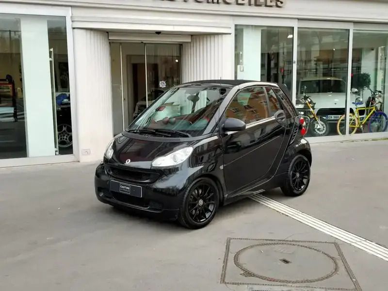 Noir Utilisé 2012 Smart ForTwo Cabrio Cabriolet | 7 500 € - Image 1/4