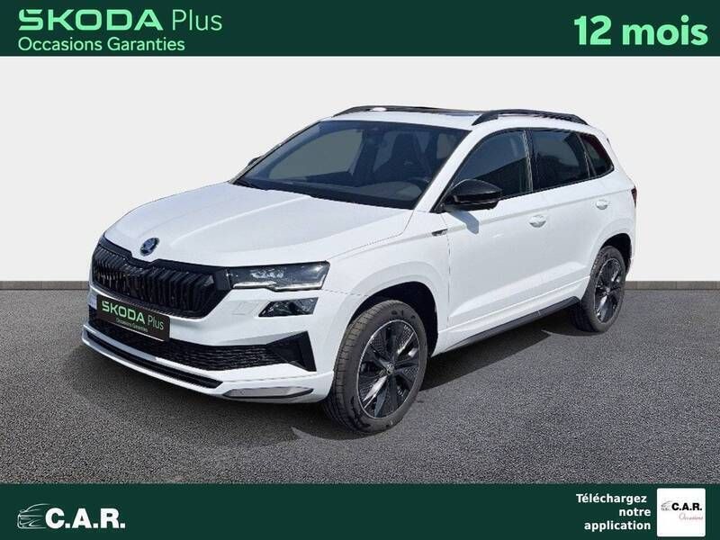 Blanc Utilisé 2024 Skoda Karoq SUV | 35 490 € (Prix cher) - Image 1/3