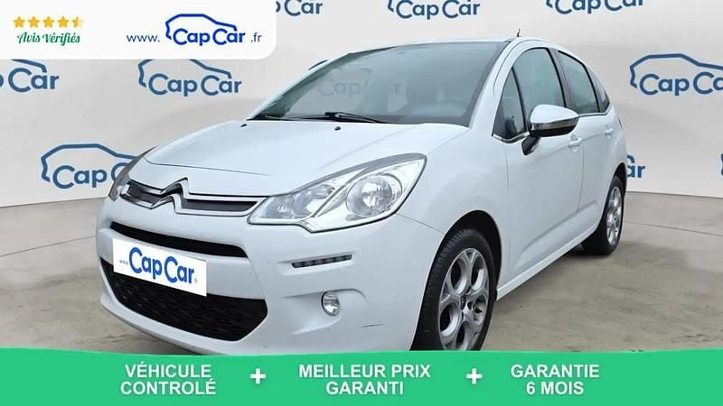 Blanc Occasion 2015 Citroën C3 Feel Citadine | 5 190 € (Prix juste) - Image 1/4