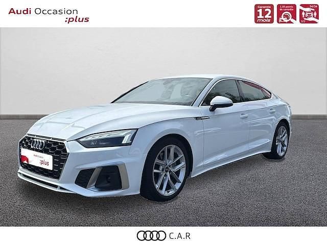 Blanc ibis Utilisé 2022 Audi A5 Sportback S-Line Berline | 34 900 € (Super prix) - Image 1/3