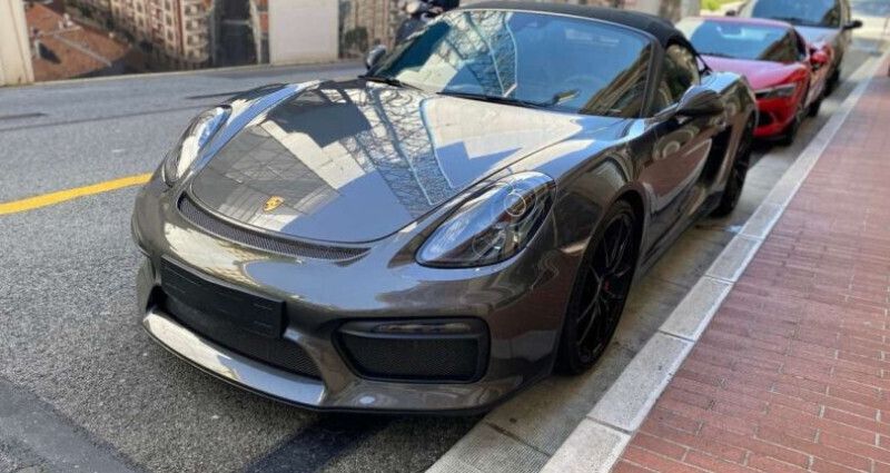 Occasion Porsche Boxster 375 ch (275 kW) 2016 Gris Cabriolet