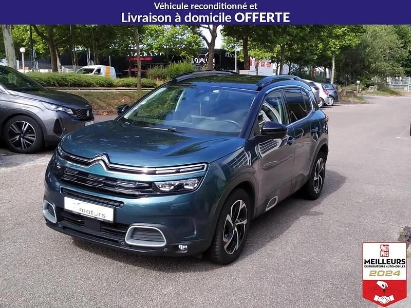 Bleu Utilisé 2019 Citroën C5 Aircross PureTech SUV | 13 900 € (Prix juste) - Image 1/4