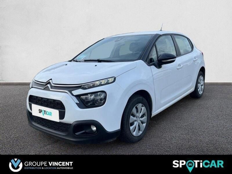 Blanc Utilisé 2021 Citroën C3 Business Class Citadine | 11 990 € (Prix cher) - Image 1/3