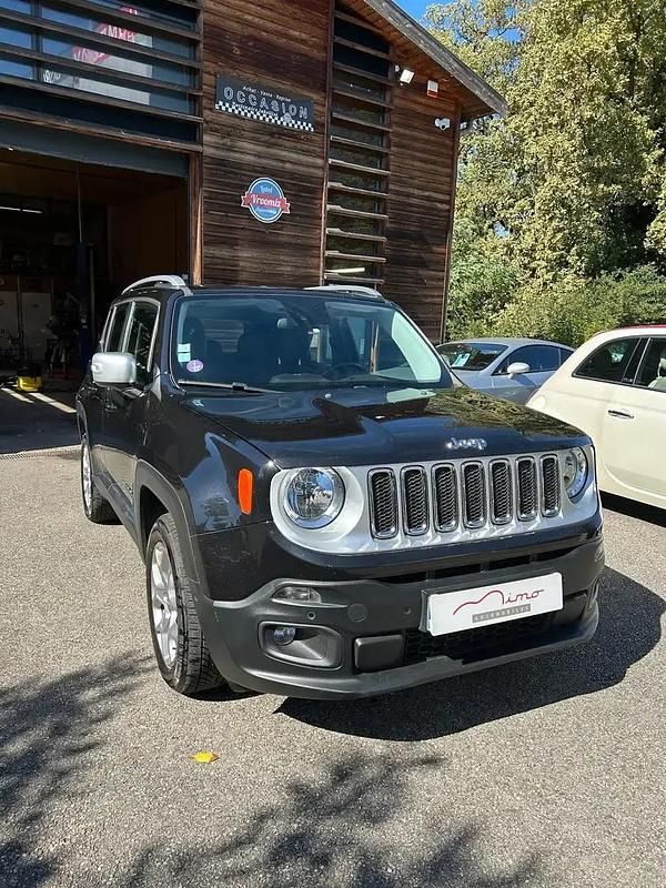 Noir Occasion 2018 Jeep Renegade Limited SUV | 11 990 € (Prix juste) - Image 1/4
