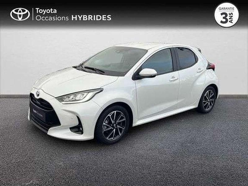 Occasion Toyota Yaris Hybrid Design 116 ch (85 kW) 2022 Blanc lunaire (n) Berline