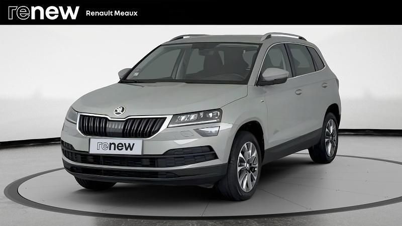 Beige Occasion 2022 Skoda Karoq Ambition SUV | 23 299 € (Super prix) - Image 1/4