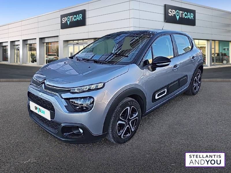 Gris Utilisé 2023 Citroën C3 PureTech Citadine | 12 790 € (Prix juste) - Image 1/3