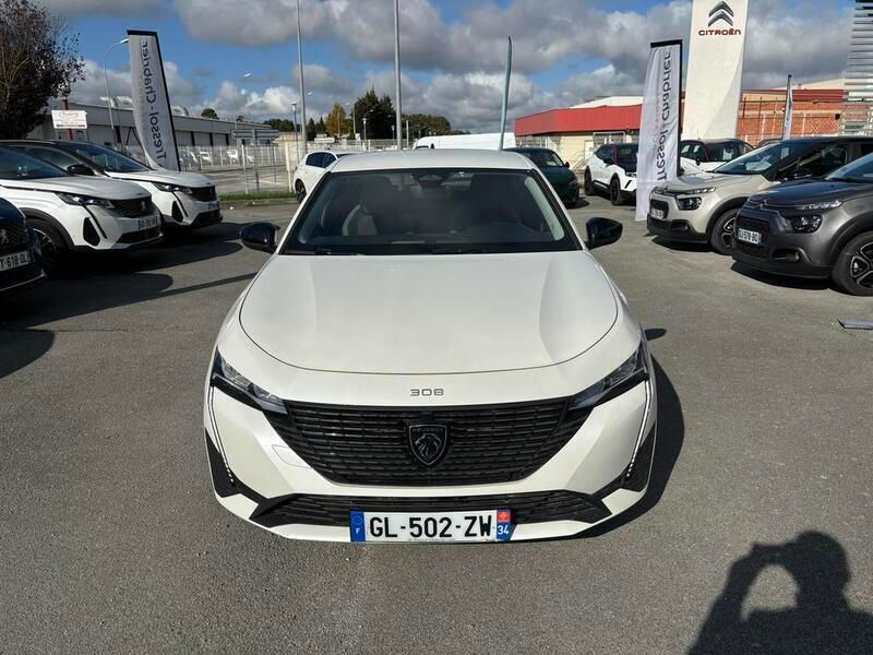 Blanc Utilisé 2023 Peugeot 308 Allure Berline | 19 429 € (Bon prix) - Image 1/3