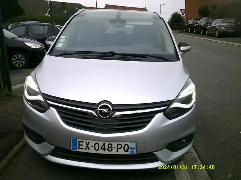 Gris Utilisé 2018 Opel Zafira Tourer Elite Monospace | 14 480 € - Image 1/4