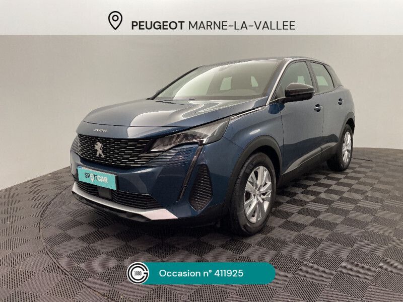 Bleu Utilisé 2022 Peugeot 3008 Active SUV | 19 990 € (Super prix) - Image 1/4