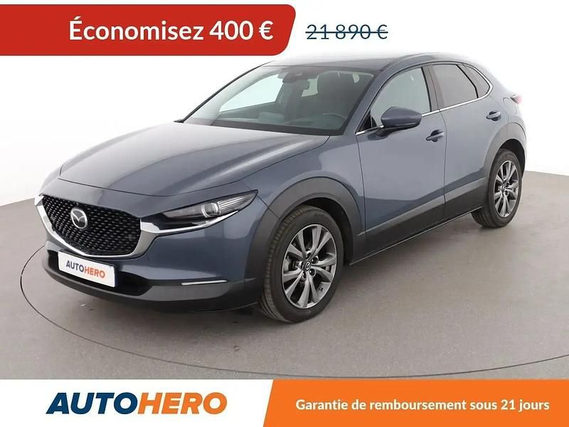 Gris Utilisé 2019 Mazda CX-30 Sports-Line SUV | 20 990 € (Prix juste) - Image 1/2