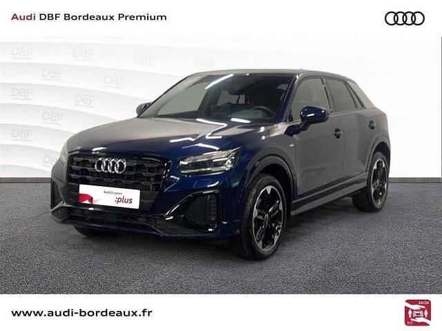 Bleu navarre métallisé Occasion 2025 Audi Q2 S-Line SUV | 34 990 € (Prix juste) - Image 1/4