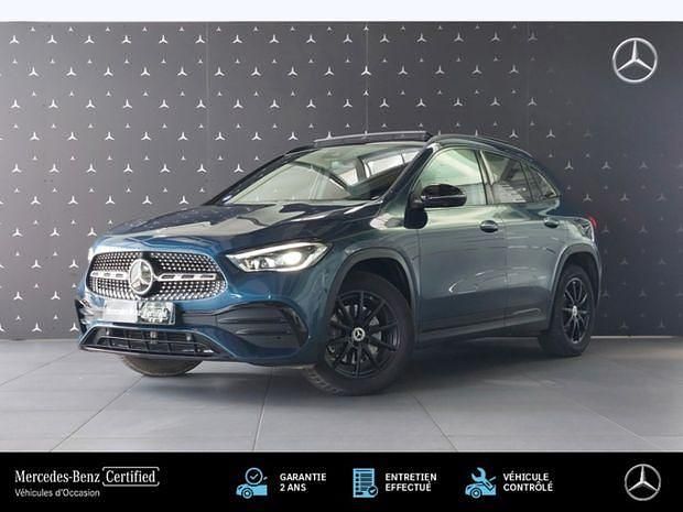 Bleu Utilisé 2022 Mercedes GLA250 AMG line SUV | 37 889 € (Prix juste) - Image 1/4
