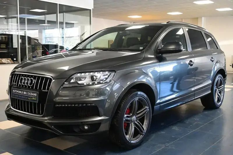 Gris Utilisé 2013 Audi Q7 S-Line SUV | 27 295 € (Bon prix) - Image 1/4