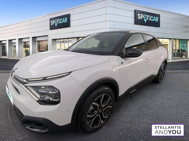 Blanc Utilisé 2022 Citroën e-C4 Shine Berline | 17 290 € (Prix juste) - Image 1/4