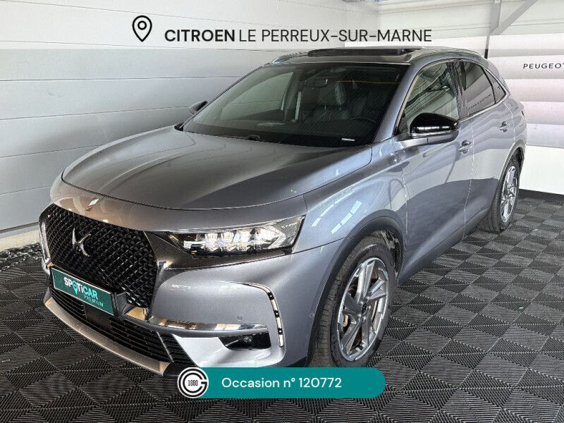 Gris Utilisé 2021 DS Automobiles DS7 Crossback Rivoli SUV | 27 950 € (Super prix) - Image 1/4
