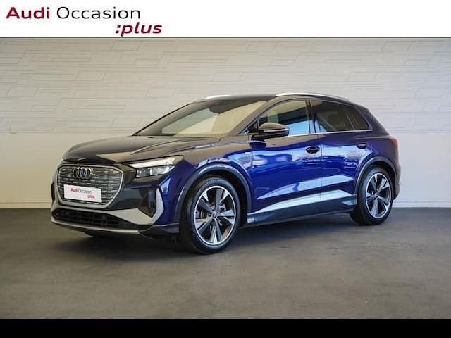Occasion Audi Q4 e-tron S-Line 150 kW (204 ch) 2022 Bleu navarre métallisé SUV