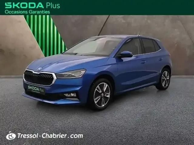 Bleu race métal Occasion 2021 Skoda Fabia Style Berline | 14 999 € (Prix juste) - Image 1/4