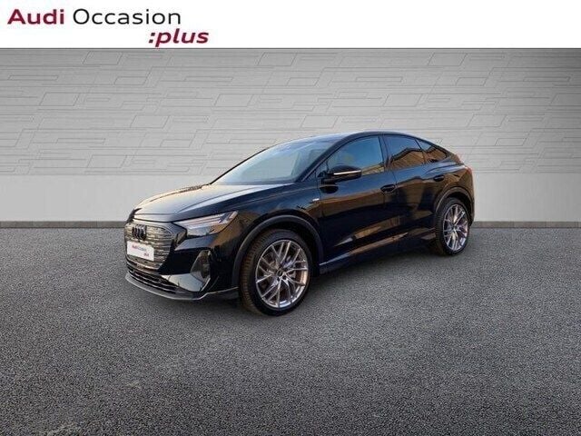 Noir mythic métallisé Occasion 2025 Audi Q4 Sportback e-tron S-Line SUV | 56 900 € (Prix juste) - Image 1/4