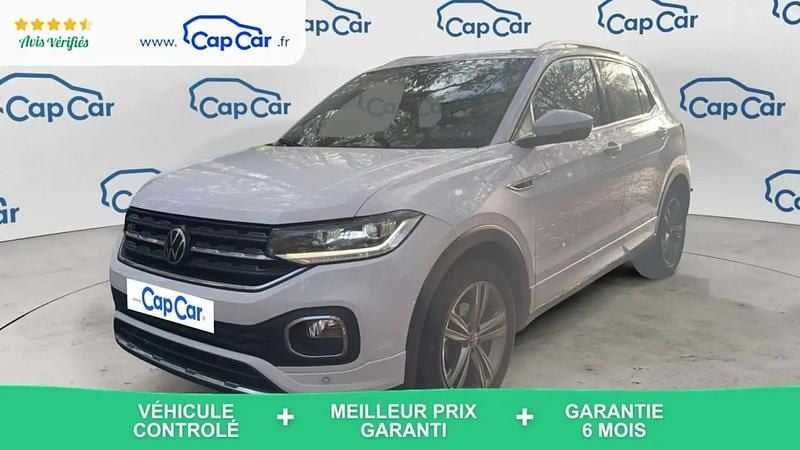 Blanc Occasion 2020 VW T-Cross R-line SUV | 16 990 € (Bon prix) - Image 1/4