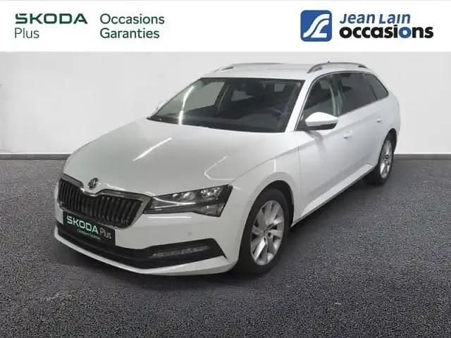 Occasion Skoda Superb 2023 Blanc lune Break