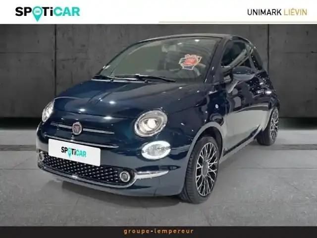 Epic blue métal Occasion 2021 Fiat 500C Dolcevita Cabriolet | 13 990 € (Prix juste) - Image 1/4