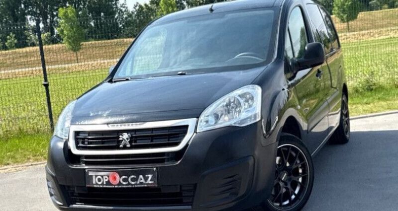 Noir Utilisé 2016 Peugeot Partner Monospace | 9 490 € - Image 1/4