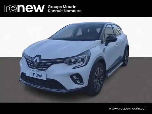 Blanc nacré/noir etoile Utilisé 2020 Renault Captur Initiale Paris SUV | 17 900 € (Prix juste) - Image 1/4