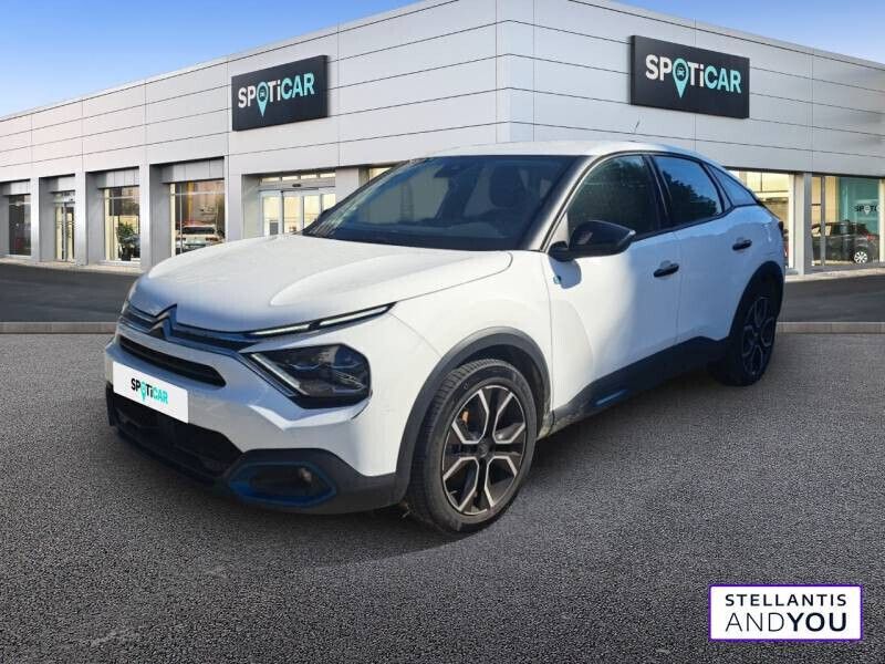 Blanc Utilisé 2022 Citroën e-C4 Feel Berline | 17 190 € (Bon prix) - Image 1/4