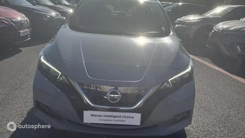 Gris Utilisé 2021 Nissan Leaf Acenta Citadine | 13 999 € (Bon prix) - Image 1/4