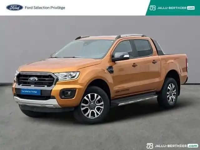 Orange sabre Utilisé 2020 Ford Ranger Wildtrack Pick-up | 36 979 € (Prix juste) - Image 1/4