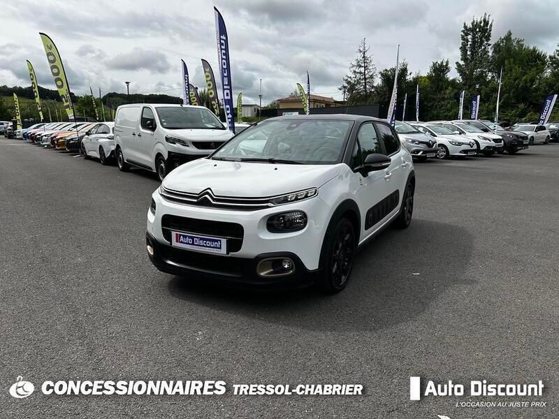 Blanc Utilisé 2019 Citroën C3 Origins Citadine | 11 590 € (Prix juste) - Image 1/4