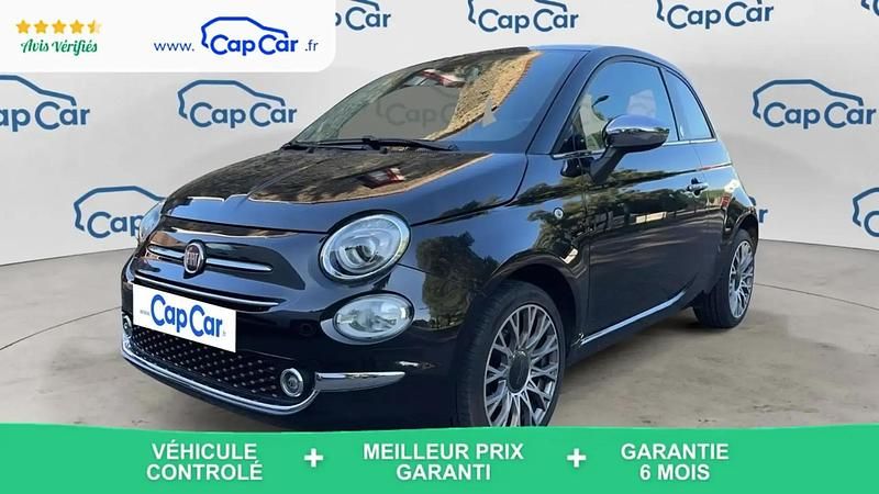 Noir Utilisé 2019 Fiat 500 Lounge Citadine | 9 250 € (Bon prix) - Image 1/4