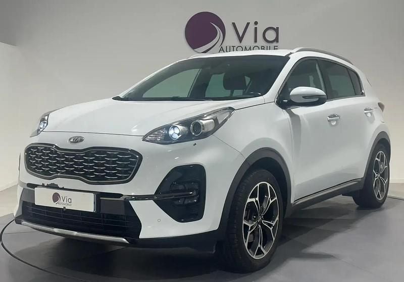 Blanc Occasion 2019 Kia Sportage GT-Line SUV | 15 990 € (Prix assez cher) - Image 1/4