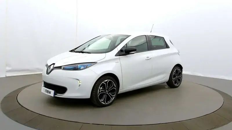 Blanc Utilisé 2019 Renault Zoe Iconic Citadine | 8 280 € (Bon prix) - Image 1/4
