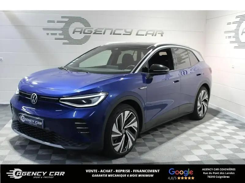 Bleu Utilisé 2021 VW ID.4 SUV | 27 899 € (Prix juste) - Image 1/4