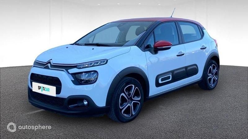 Blanc Utilisé 2023 Citroën C3 Shine Citadine | 12 737 € (Prix juste) - Image 1/4