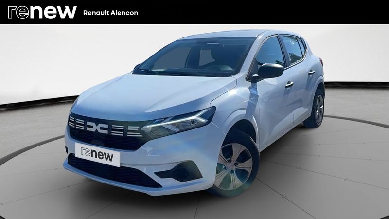 Blanc Utilisé 2023 Dacia Sandero Essentiel Citadine | 12 931 € (Bon prix) - Image 1/4