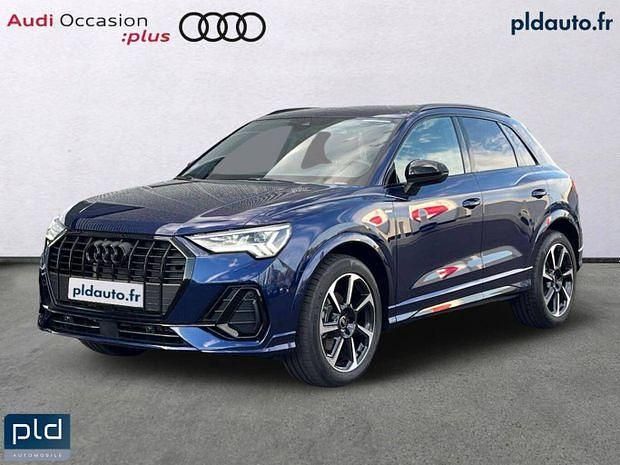 Bleu navarre métallisé Occasion 2025 Audi Q3 S-Line SUV | 48 990 € (Prix cher) - Image 1/4