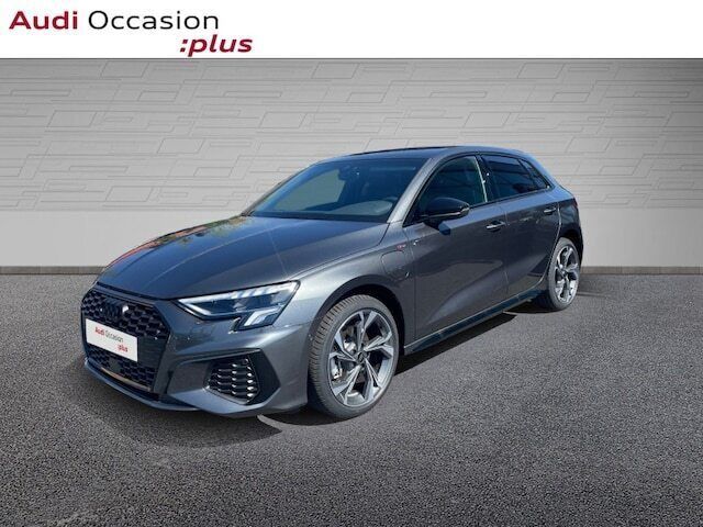 Gris daytona nacré Utilisé 2024 Audi A3 Sportback e-tron S-Line Berline | 38 900 € (Prix assez cher) - Image 1/4