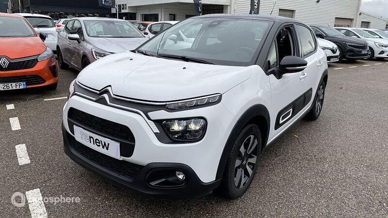Blanc Utilisé 2024 Citroën C3 PureTech Citadine | 13 499 € (Prix juste) - Image 1/4