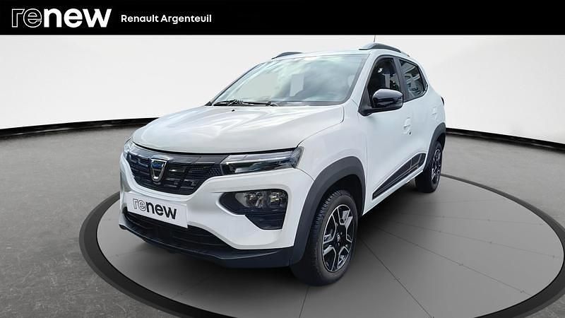 Blanc Utilisé 2021 Dacia Spring Comfort Citadine | 7 980 € (Prix juste) - Image 1/4