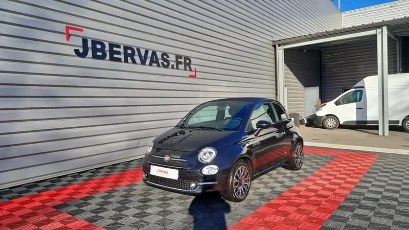Noir Occasion 2021 Fiat 500C Dolcevita Cabriolet | 11 590 € (Bon prix) - Image 1/4