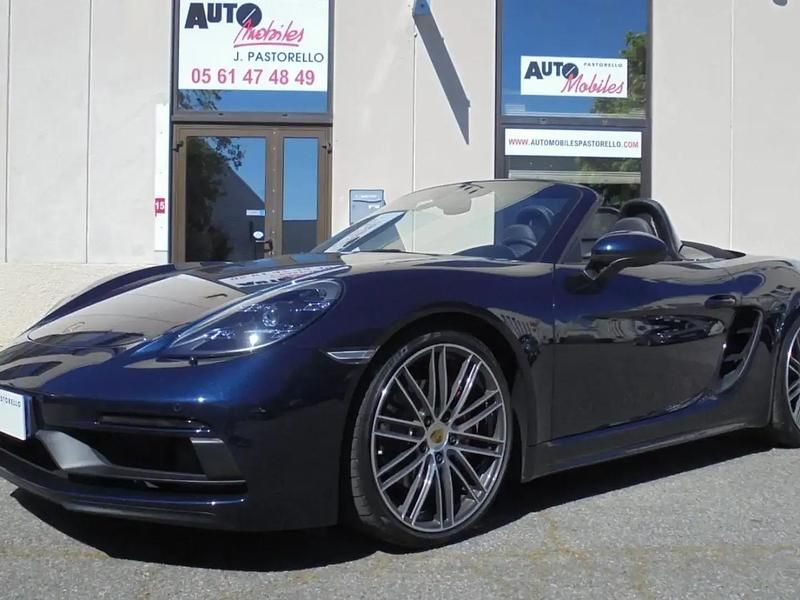 Bleu Occasion 2019 Porsche 718 Boxster GTS Cabriolet | 82 900 € - Image 1/4